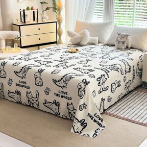 Newspaper Print Bedsheet Set
