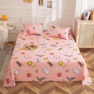 Pink Floral Bedsheet Set