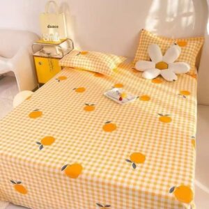 Yellow Floral Bedsheet set