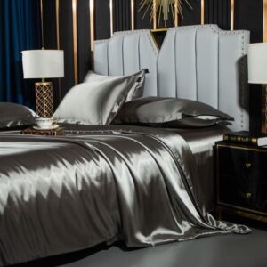 Shine Black Bedsheet